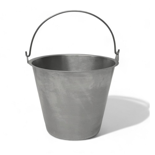 CUBETA  ACERO INOXIDABLE 12 LTS